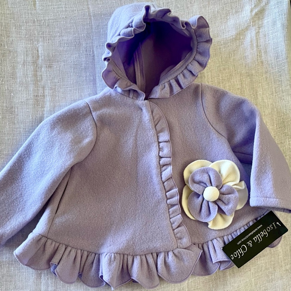 - NWT Isobella & Chloe fall coat. Size 24 months